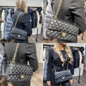 Chanel Timeless Medium Lamb Black