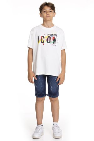 Dsquared2 Icon Splash Cool Kinder T-Shirt