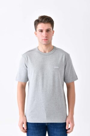 Zegna Logo Embroidered T-Shirt