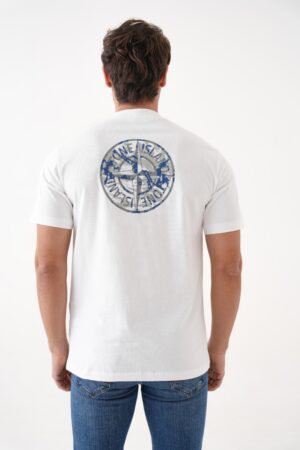 Stone Island Camo Compass Print T-Shirt