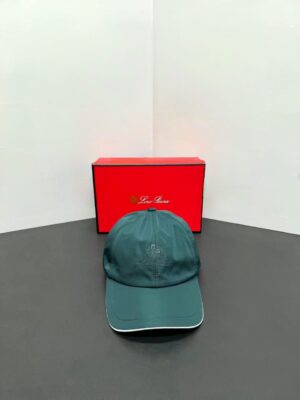 Loro Piana Baseball Pet Petrol Groen