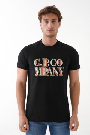 C.P. Company Blurred Logo Print T-Shirt