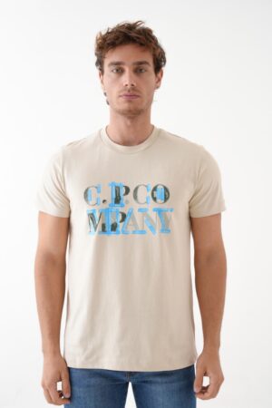 C.P. Company Blurred Logo Print T-Shirt