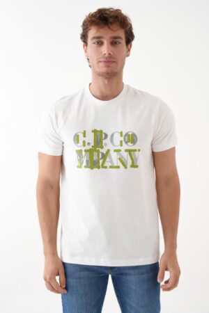 C.P. Company Blurred Logo Print T-Shirt