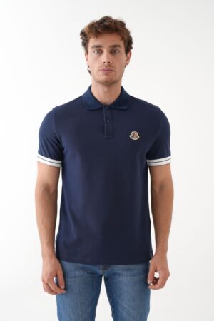 Moncler Sleeve Detail Polo T-Shirt