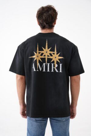 Amiri Starburst Washed Out Effect T-Shirt