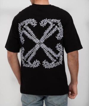 Off-White Tattoo Arrow Embroidered T-Shirt