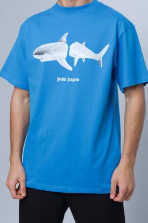 Palm Angels Shark Print T-Shirt
