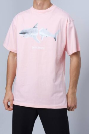 Palm Angels Shark Print T-Shirt