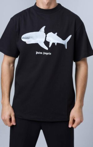 Palm Angels Shark Print T-Shirt