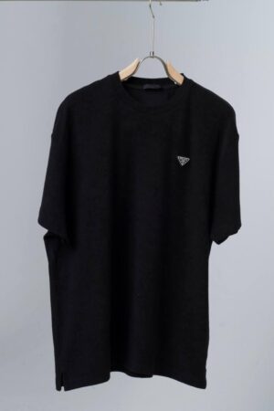 Prada Logo Plaque T-Shirt
