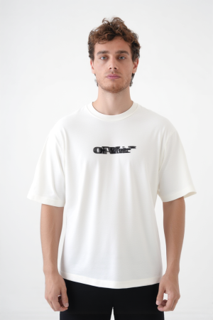 Off-White Blurred Logo Print T-Shirt