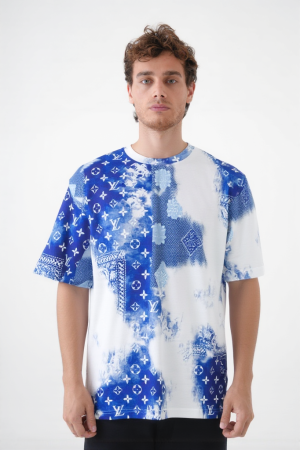 Louis Vuitton Monogram Bandana Print T-Shirt