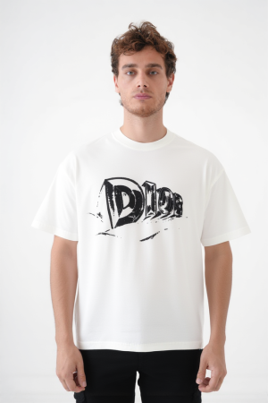 Christian Dior Flocked Logo T-Shirt