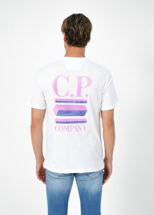 C.P. Company Graphic Logo Print T-Shirt