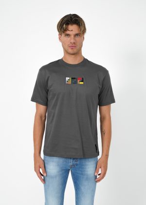 Fendi 'Triple FF' Embroidered T-Shirt
