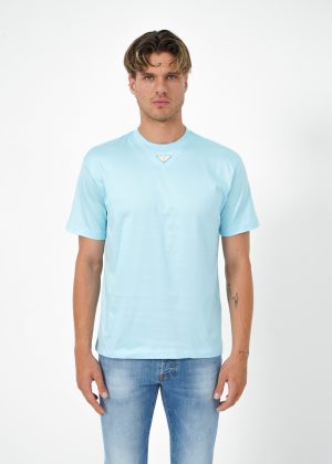 Prada Logo Plaque T-Shirt