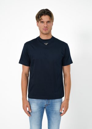 Prada Logo Plaque T-Shirt