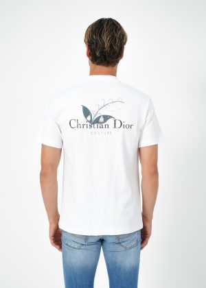 Christian Dior 'Lily Of The Valley' Destroyed Print T-Shirt