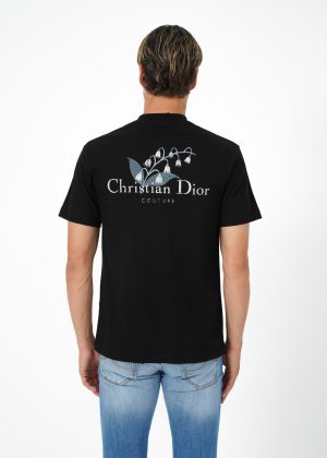 Christian Dior 'Lily Of The Valley' Destroyed Print T-Shirt