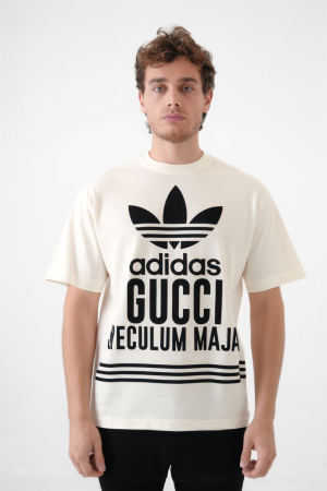 Gucci x Adidas Print T-Shirt