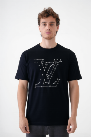 Louis Vuitton "Dot to Dot" Embroidered T-Shirt