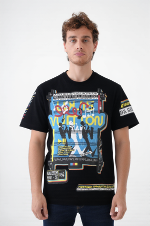 Louis Vuitton Jazz Flyer Print T-Shirt