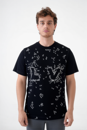 Louis Vuitton "LV Spread" Embroidered T-Shirt