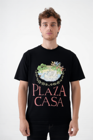 Casablanca 'Plaza Casa' Print T-Shirt