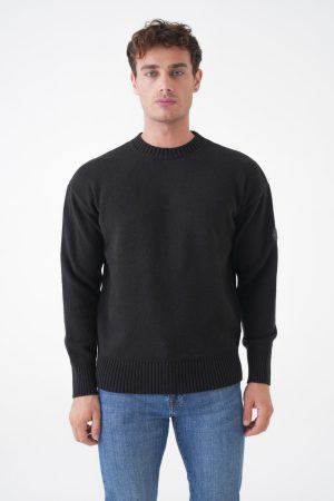Moncler Logo Patch Crewneck Trui