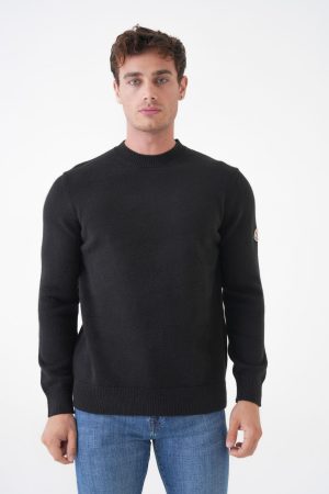 Moncler Logo Patch Crewneck Trui