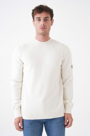 Moncler Logo Patch Crewneck Trui
