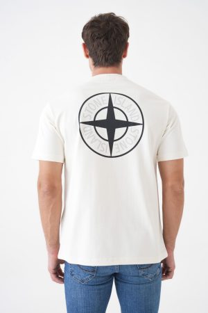 Stone Island '02 Industrial Logos' Print T-Shirt
