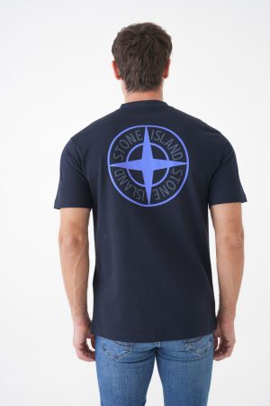 Stone Island '02 Industrial Logos' Print T-Shirt