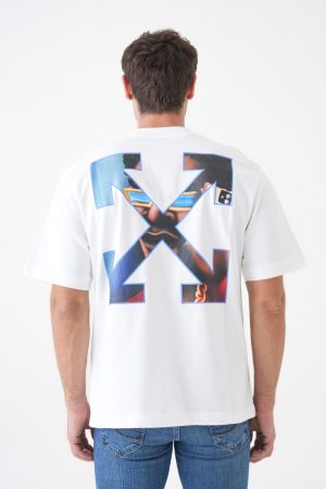 Off-White 'Barber Arrow' Print T-Shirt