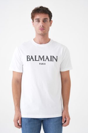 Balmain Logo Print T-Shirt