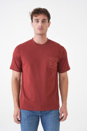 Loewe Pocket Anagram Embroidered T-Shirt