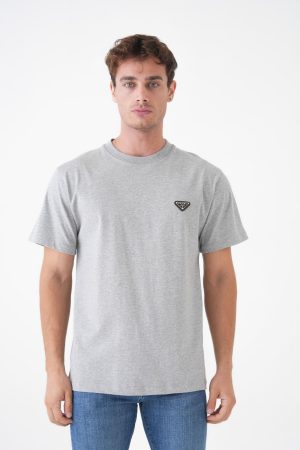 Prada Logo Plaque T-Shirt