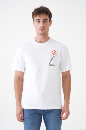 Casablanca Column Print T-Shirt