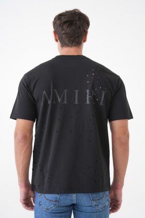 Amiri 'Shotgun Destroyed' Print T-Shirt