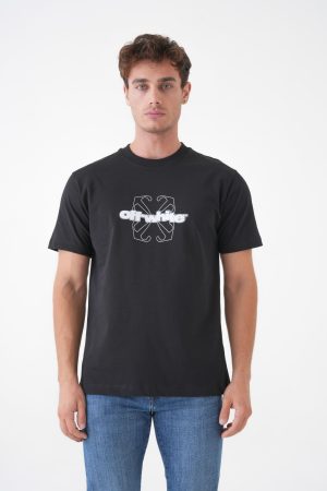 Off-White Flock Arrow Print T-Shirt