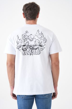 Off-White 90's DJ Print T-Shirt