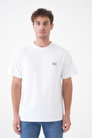 Christian Dior New CD Icon Embroidered T-Shirt