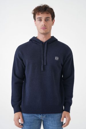 Loewe Anagram Embroidered Hoodie