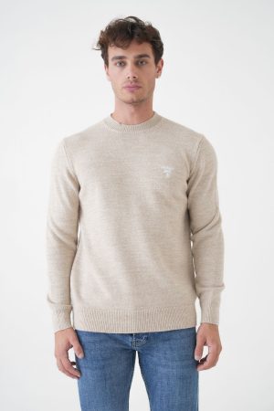 Prada Logo Embroidered Trui