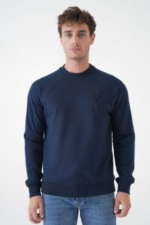 Ami Paris Logo Patch Sweater