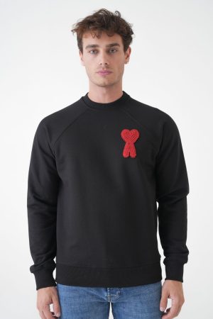 Ami Paris Logo Patch Sweater