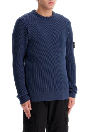 Stone Island Ribbed Lamswollen Trui 553C2