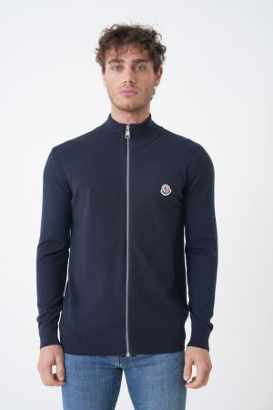 Moncler Full Zip-Up Cardigan Knit Vest