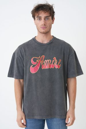 Amiri 'Groovy Logo' Print T-Shirt